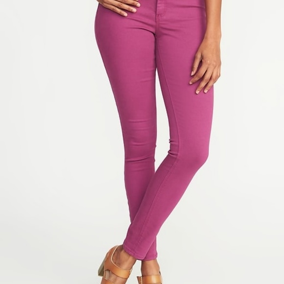 Old Navy Denim - Old Navy Pink Rockstar Skinny Jeans